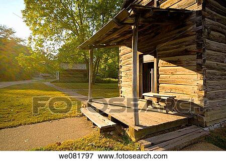 USA Illinois Lincoln's New Salem State Historic Site View Large Photo Image Stock Photo - USA Illinois Lincoln's New Salem State Historic Site. Fotosearch