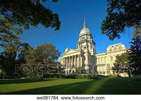 Picture - USA Illinois Springfield New Capitol Building. Fotosearch