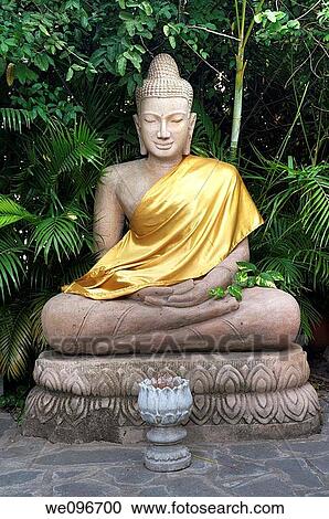 A Buddha statue at the Royal Palace in Phnom Penh View Large Photo Image Stock Image - A Buddha statue at the Royal Palace in Phnom Penh. Fotosearch