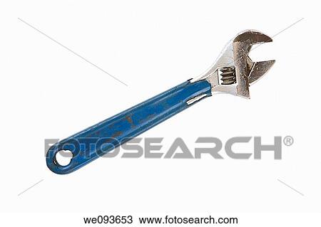 A well used adjustable wrench on a white background View Large Photo Image Stock Image - A well used adjustable wrench on a white background. Fotosearch