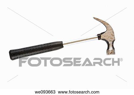 A well used metal hammer on a white background View Large Photo Image Stock Image - A well used metal hammer on a white background. Fotosearch