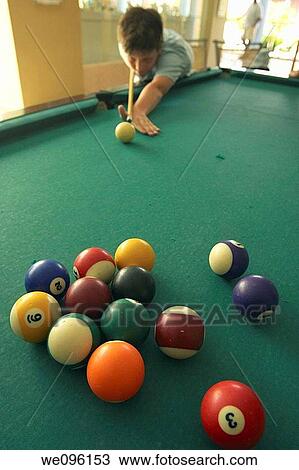 A Young Person Playing Pool View Large Photo Image Stock Image - A Young Person Playing Pool. Fotosearch