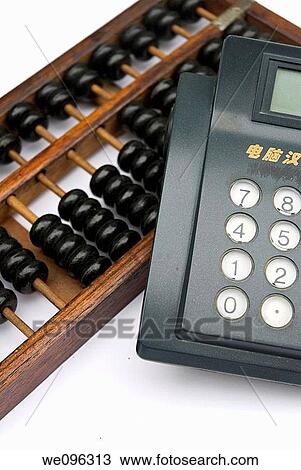 Abacus and calculator View Large Photo Image Stock Image - Abacus and calculator. Fotosearch