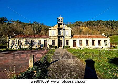 Abandoned school, Riotuerto, Cantabria, Spain View Large Photo Image Stock Photo - Abandoned school, Riotuerto, Cantabria, Spain. Fotosearch