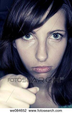accusing, chestnut hair, brown hair, accusation View Large Photo Image Stock Image - accusing, chestnut hair, brown hair, accusation. Fotosearch