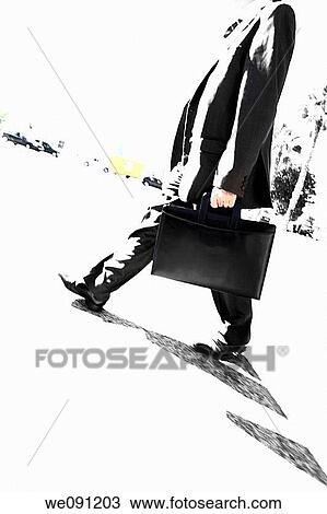 Stock Image - anonymous, business, briefcase, black, activity. Fotosearch