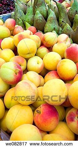 Apricots and pears View Large Photo Image Stock Photo - Apricots and pears. Fotosearch