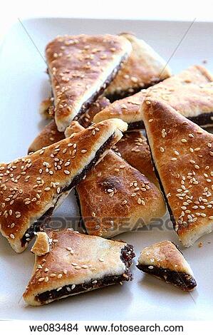 Arabic Pastry stuffed with date View Large Photo Image Picture - Arabic Pastry stuffed with date. Fotosearch