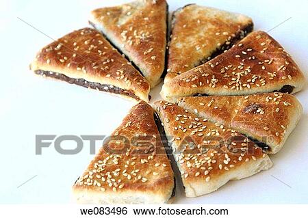 Stock Photograph - Arabic Pastry stuffed with date. Fotosearch