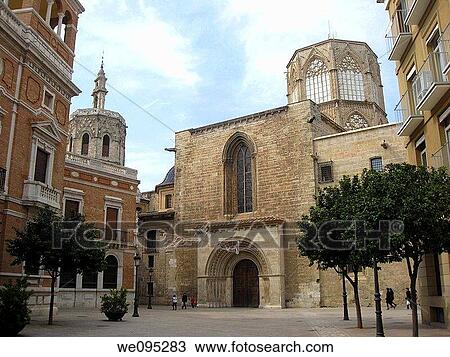 Archbishop's palace Palacio Arzobispal and Cathedral Valencia city Spain View Large Photo Image Stock Image - Archbishop's palace Palacio Arzobispal and Cathedral Valencia city Spain. Fotosearch