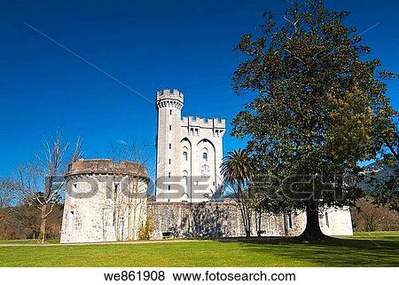 Arteaga castle, Gautegiz Arteaga, Biscay, Basque Country, Spain View Large Photo Image Stock Photo - Arteaga castle, Gautegiz Arteaga, Biscay, Basque Country, Spain. Fotosearch