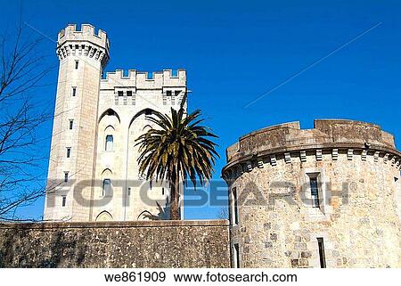Arteaga castle, Gautegiz Arteaga, Biscay, Basque Country, Spain View Large Photo Image Stock Photo - Arteaga castle, Gautegiz Arteaga, Biscay, Basque Country, Spain. Fotosearch