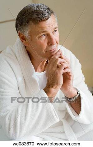 at-home, bedroom, bathrobe, absorbed View Large Photo Image Stock Image - at-home, bedroom, bathrobe, absorbed. Fotosearch