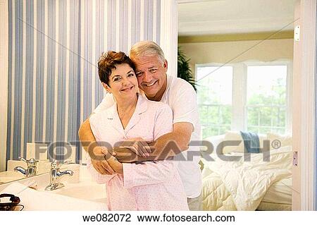at-home, bond, bedroom, bathroom, affection View Large Photo Image Stock Image - at-home, bond, bedroom, bathroom, affection. Fotosearch