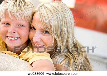 at-home, bonding, bond, blond, affection View Large Photo Image Stock Photograph - at-home, bonding, bond, blond, affection. Fotosearch