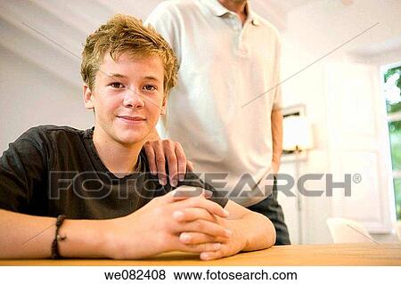 at-home, boy, bonding, bond, affection View Large Photo Image Stock Photo - at-home, boy, bonding, bond, affection. Fotosearch