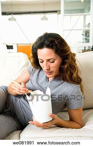 at-home, brown hair, apartment View Large Photo Image Stock Image - at-home, brown hair, apartment. Fotosearch