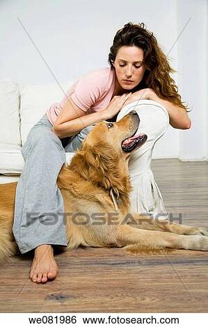 at-home, brown hair, barefoot, animal View Large Photo Image Stock Photograph - at-home, brown hair, barefoot, animal. Fotosearch