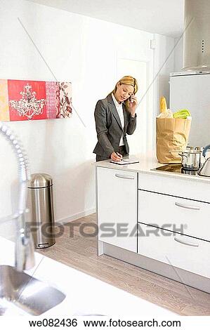at-home, calling, blond, bag, agenda View Large Photo Image Stock Photograph - at-home, calling, blond, bag, agenda. Fotosearch