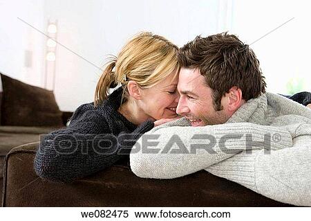 Stock Photography - at-home, calm, bonding, bond, affection. Fotosearch
