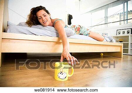 at-home, coffee, bed, apartment View Large Photo Image Picture - at-home, coffee, bed, apartment. Fotosearch