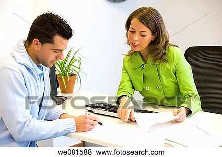 Stock Photo - attentive, business, attention. Fotosearch