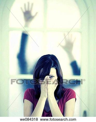 Stock Photo - Attracting attention, closed, catch, abuse. Fotosearch