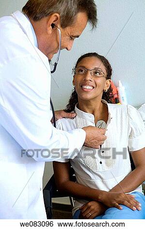 auscultation, chest, auscultate View Large Photo Image Stock Photograph - auscultation, chest, auscultate. Fotosearch