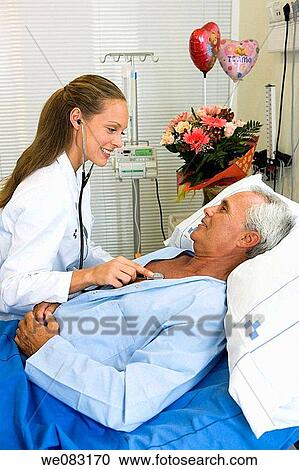 Stock Image - auscultation, chest, bouquet, auscultate. Fotosearch