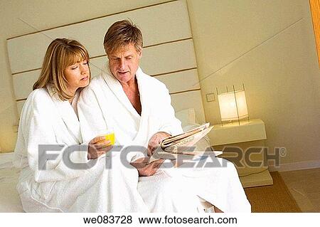 baby boomer, bathrobe, bed, bedroom View Large Photo Image Stock Photo - baby boomer, bathrobe, bed, bedroom. Fotosearch