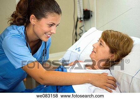 Stock Photo - baby boomer, caring. Fotosearch