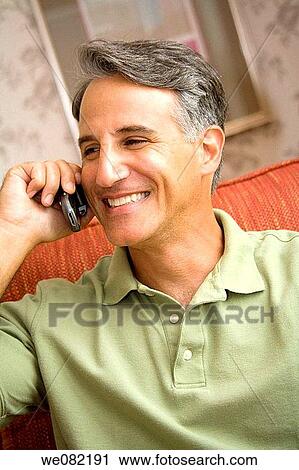 baby boomer, cell phone, calling, at-home View Large Photo Image Stock Image - baby boomer, cell phone, calling, at-home. Fotosearch