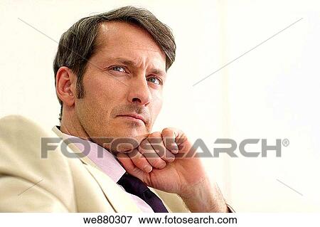 Bad mood, business, blue eyes, black hair, angry View Large Photo Image Stock Photo - Bad mood, business, blue eyes, black hair, angry. Fotosearch