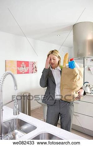 bag, carrying, carry, blond, at-home View Large Photo Image Stock Image - bag, carrying, carry, blond, at-home. Fotosearch