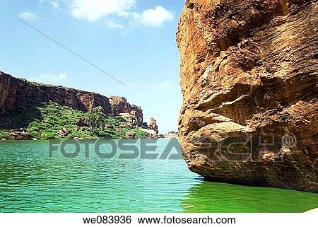 bagalkot, agastya, Badami, attraction, ancient, 6th century View Large Photo Image Stock Photograph - bagalkot, agastya, Badami, attraction, ancient, 6th century. Fotosearch