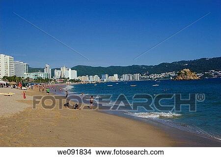Bahia Acapulco Guerrero Mexico View Large Photo Image Picture - Bahia Acapulco Guerrero Mexico. Fotosearch