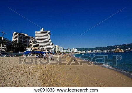 Stock Image - Bahia Acapulco Guerrero Mexico. Fotosearch