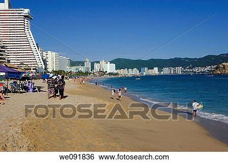 Bahia Acapulco Guerrero Mexico View Large Photo Image Stock Photograph - Bahia Acapulco Guerrero Mexico. Fotosearch