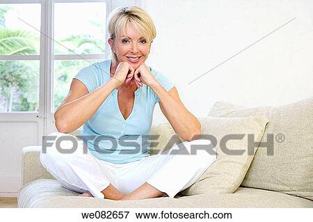barefoot, blond, at-home View Large Photo Image Stock Photo - barefoot, blond, at-home. Fotosearch