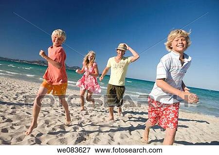 barefoot, boy, blond, beach, amusement View Large Photo Image Stock Photo - barefoot, boy, blond, beach, amusement. Fotosearch