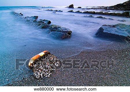 Barrika beach at sunset, Biscay, Basque Country, Spain View Large Photo Image Stock Image - Barrika beach at sunset, Biscay, Basque Country, Spain. Fotosearch