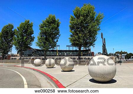 Baseball Sculptures View Large Photo Image Stock Photo - Baseball Sculptures. Fotosearch
