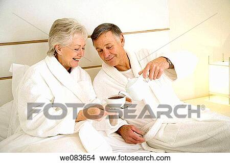 bathrobe, bedroom, bed, at-home View Large Photo Image Picture - bathrobe, bedroom, bed, at-home. Fotosearch