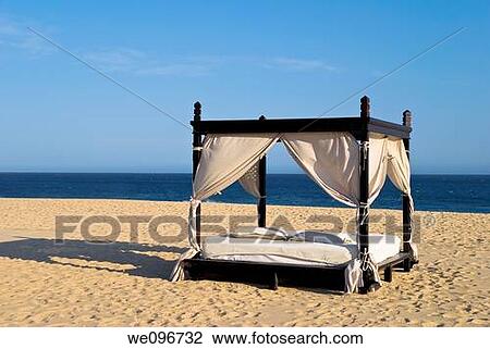 Beach Bed, Cabo San Lucas, Mexico View Large Photo Image Stock Image - Beach Bed, Cabo San Lucas, Mexico. Fotosearch