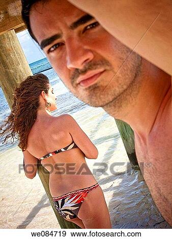 beach, black hair View Large Photo Image Stock Photo - beach, black hair. Fotosearch