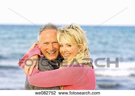 Stock Image - beach, bonding, bond, affection. Fotosearch