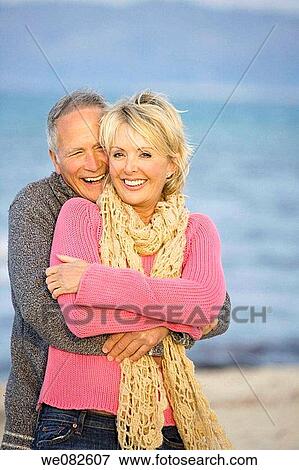 Stock Photo - beach, bonding, bond, affection. Fotosearch