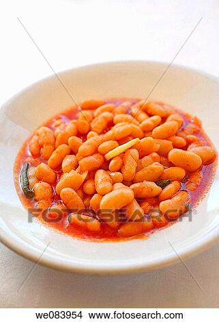 Bean dish served at the Tuscan restaurant, Italy View Large Photo Image Picture - Bean dish served at the Tuscan restaurant, Italy. Fotosearch