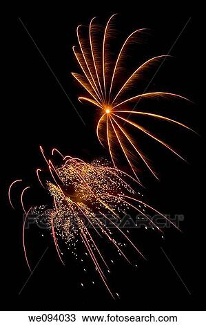 Beautiful fireworks fill the night time sky View Large Photo Image Stock Image - Beautiful fireworks fill the night time sky. Fotosearch