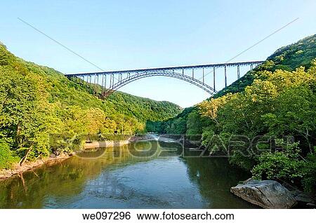 Beautiful view of the New River Gorge Bridge in West Virginia The largest Steel-Arch bridge in the Western Hemisphere View Large Photo Image Stock Photograph - Beautiful view of the New River Gorge Bridge in West Virginia The largest Steel-Arch bridge in the Western Hemisphere. Fotosearch
